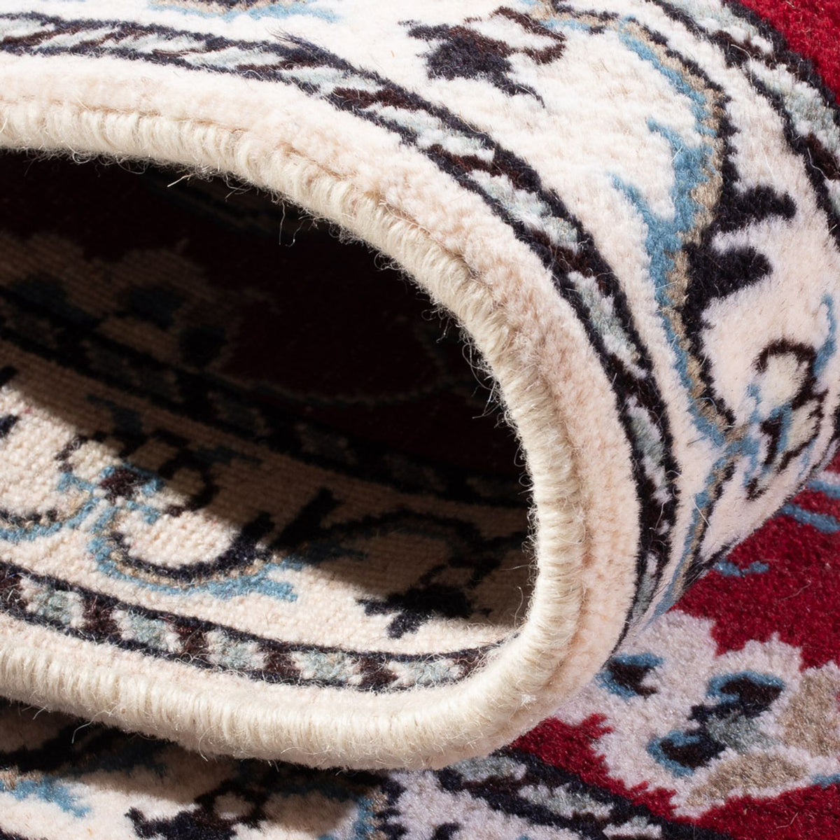 Alfombra persa - Nain - 137 x 72 cm - rojo