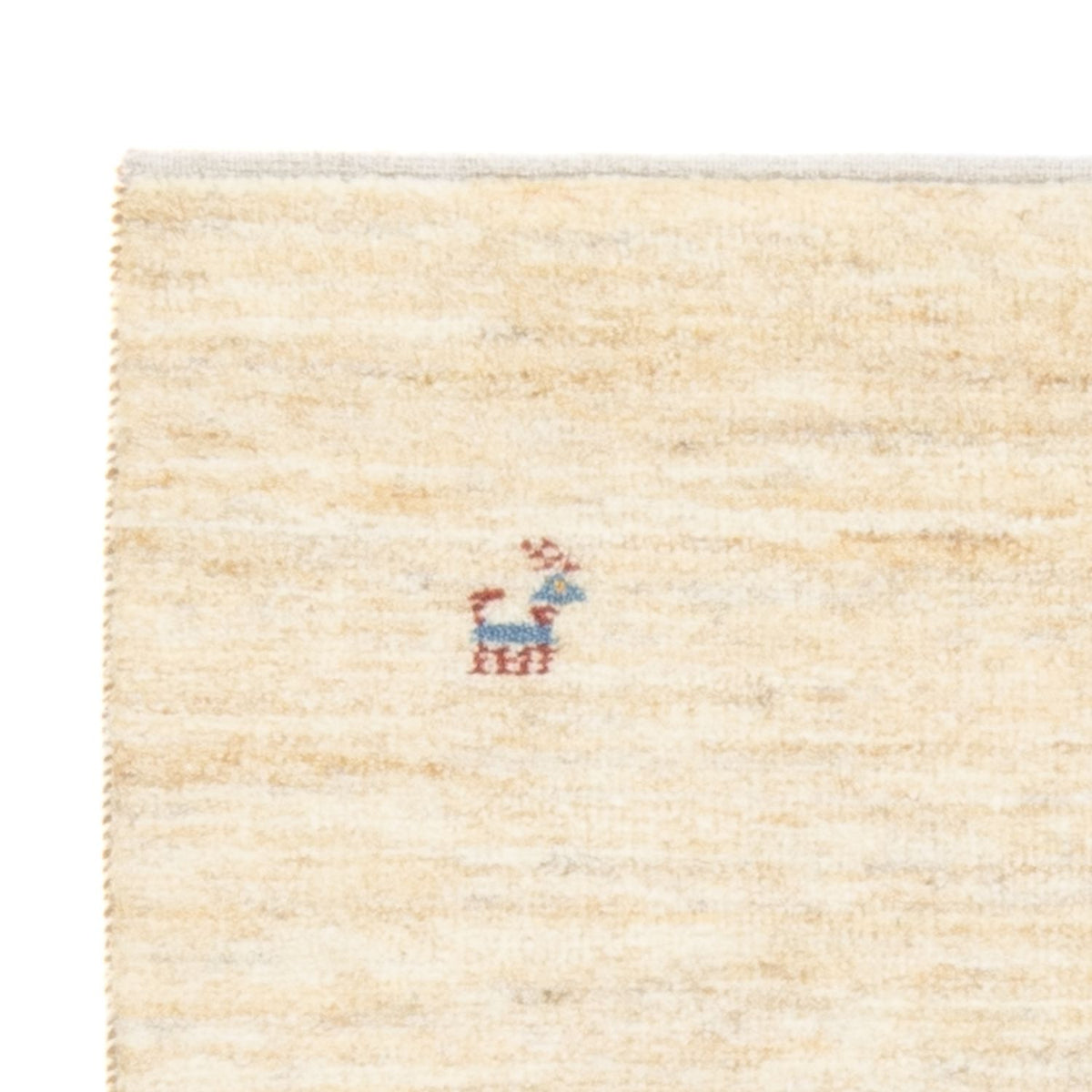 Alfombra Gabbeh - Persa - 139 x 71 cm - beige claro