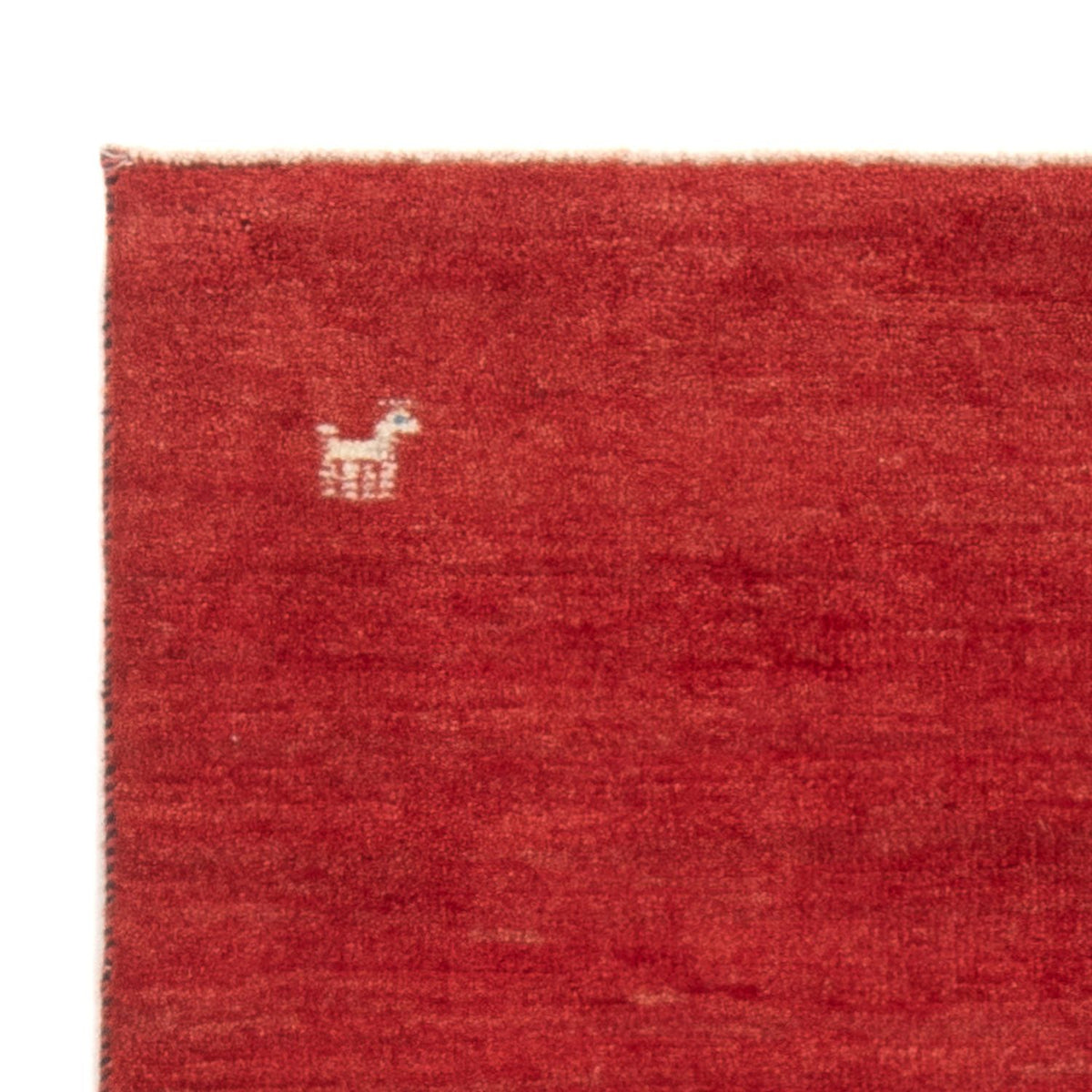 Alfombra Gabbeh - Persa - 139 x 73 cm - rojo