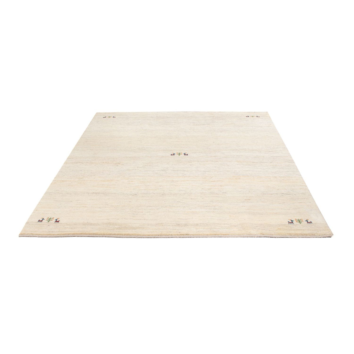 Alfombra Gabbeh - Persa - 237 x 197 cm - blanco