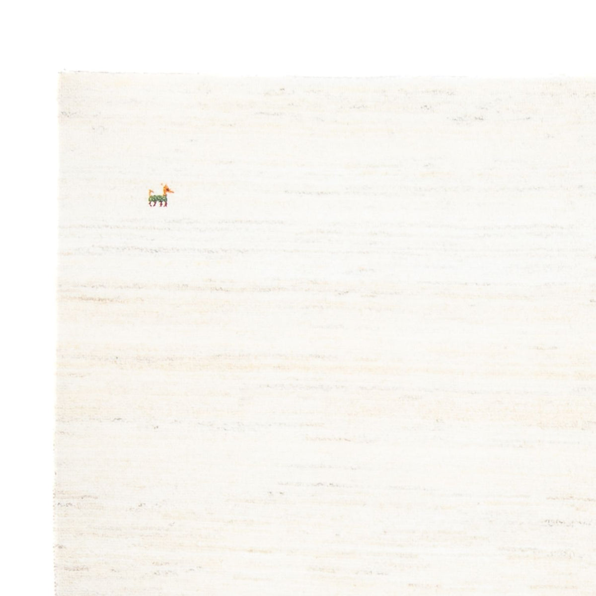 Alfombra Gabbeh - Persa - 193 x 153 cm - blanco