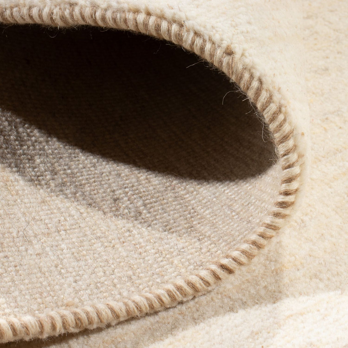 Alfombra Gabbeh - Persa - 193 x 153 cm - blanco