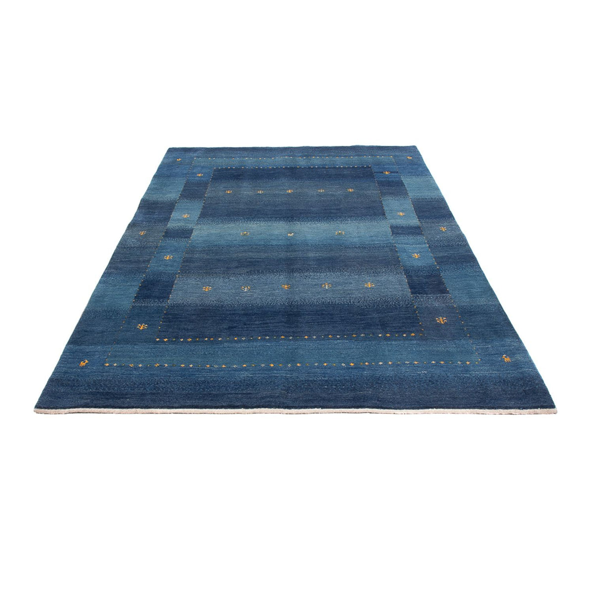 Alfombra Gabbeh - Persa - 264 x 175 cm - azul marino