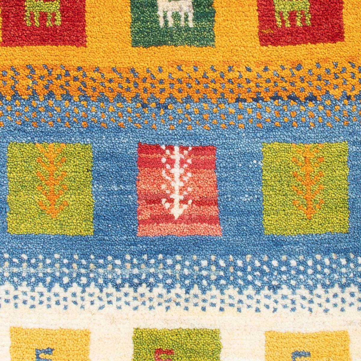 Alfombra Gabbeh - Persa - 87 x 61 cm - multicolor