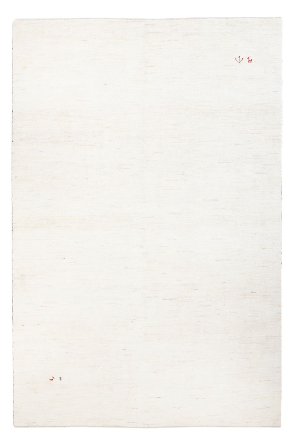 Alfombra Gabbeh - Persa - 255 x 174 cm - blanco