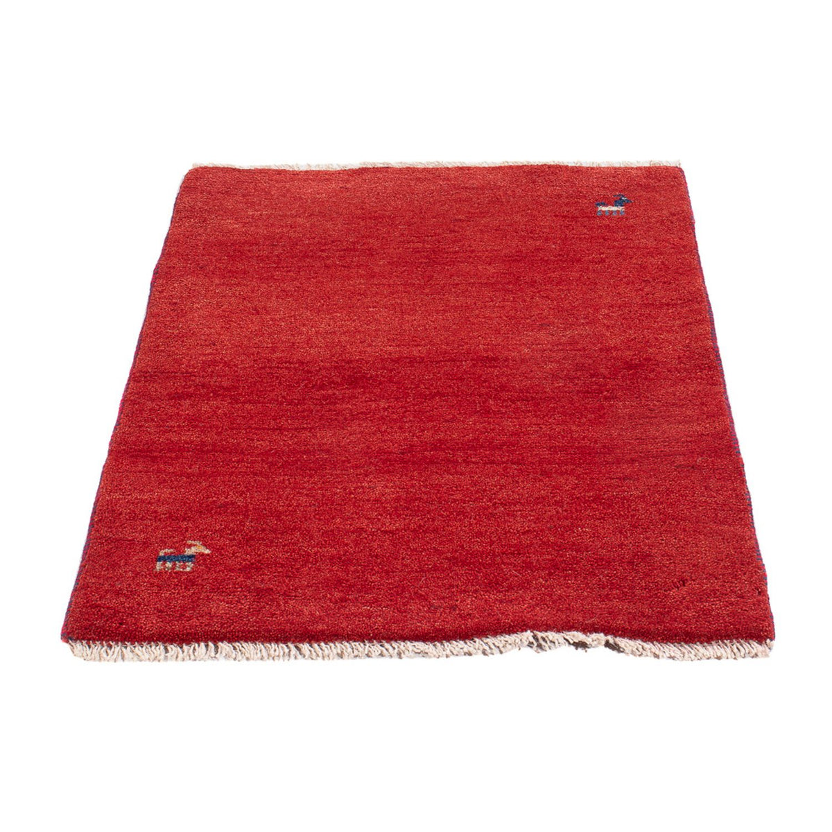 Alfombra Gabbeh - Persa - 87 x 62 cm - rojo