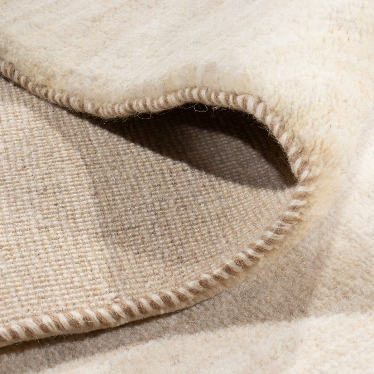 Alfombra Gabbeh - Persa - 296 x 204 cm - blanco