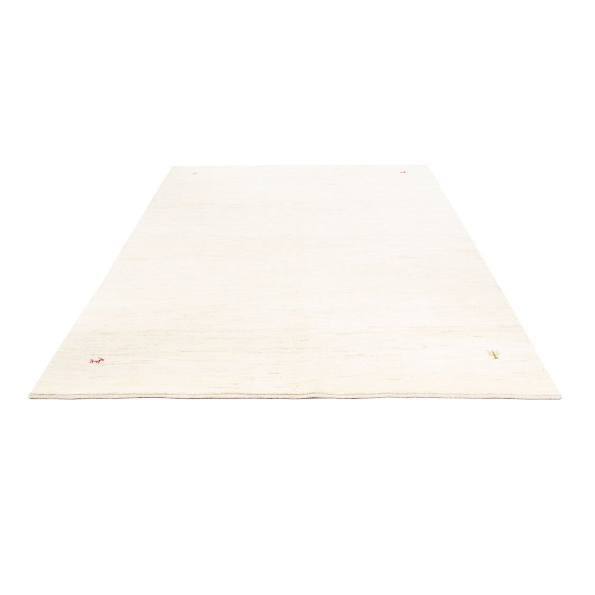 Alfombra Gabbeh - Persa - 253 x 171 cm - blanco