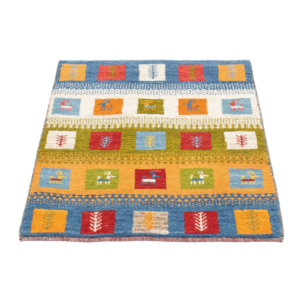 Alfombra Gabbeh - Persa - 90 x 60 cm - multicolor