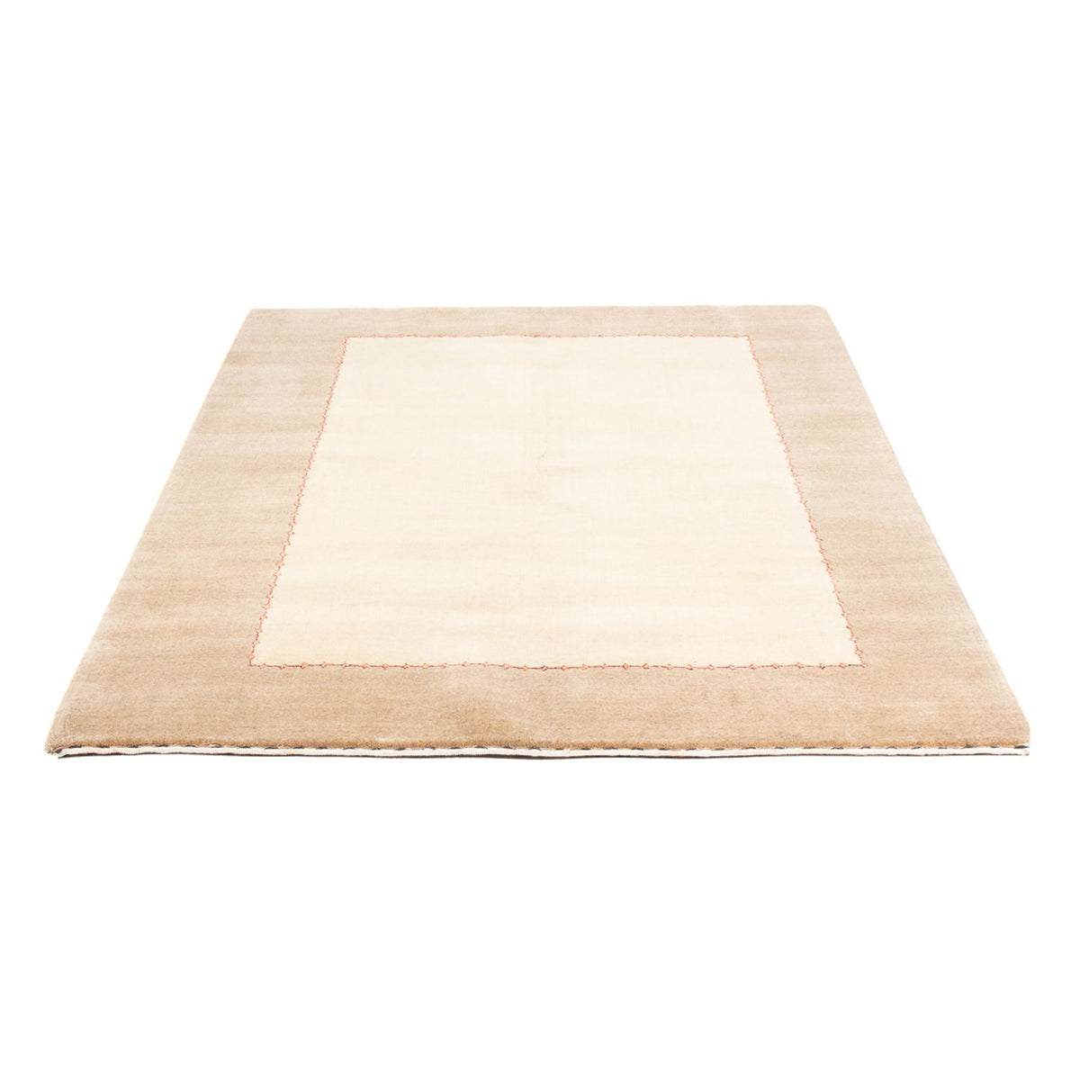 Alfombra Gabbeh - Loribaft Softy - 182 x 125 cm - beige claro