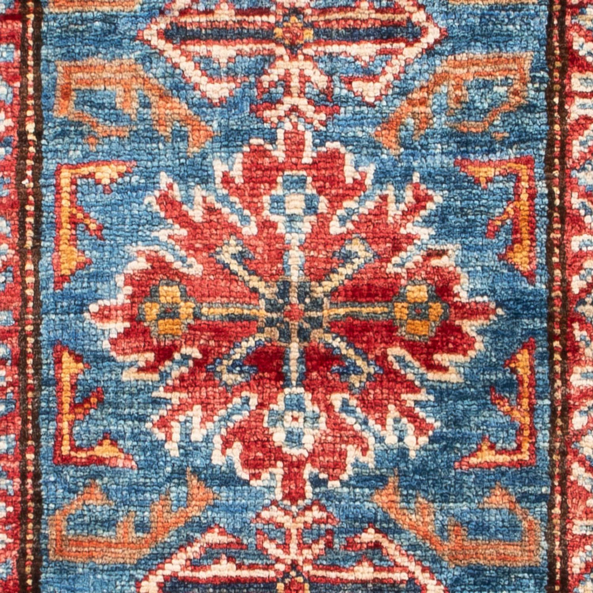 Alfombra Ziegler - Kazak - 101 x 61 cm - azul