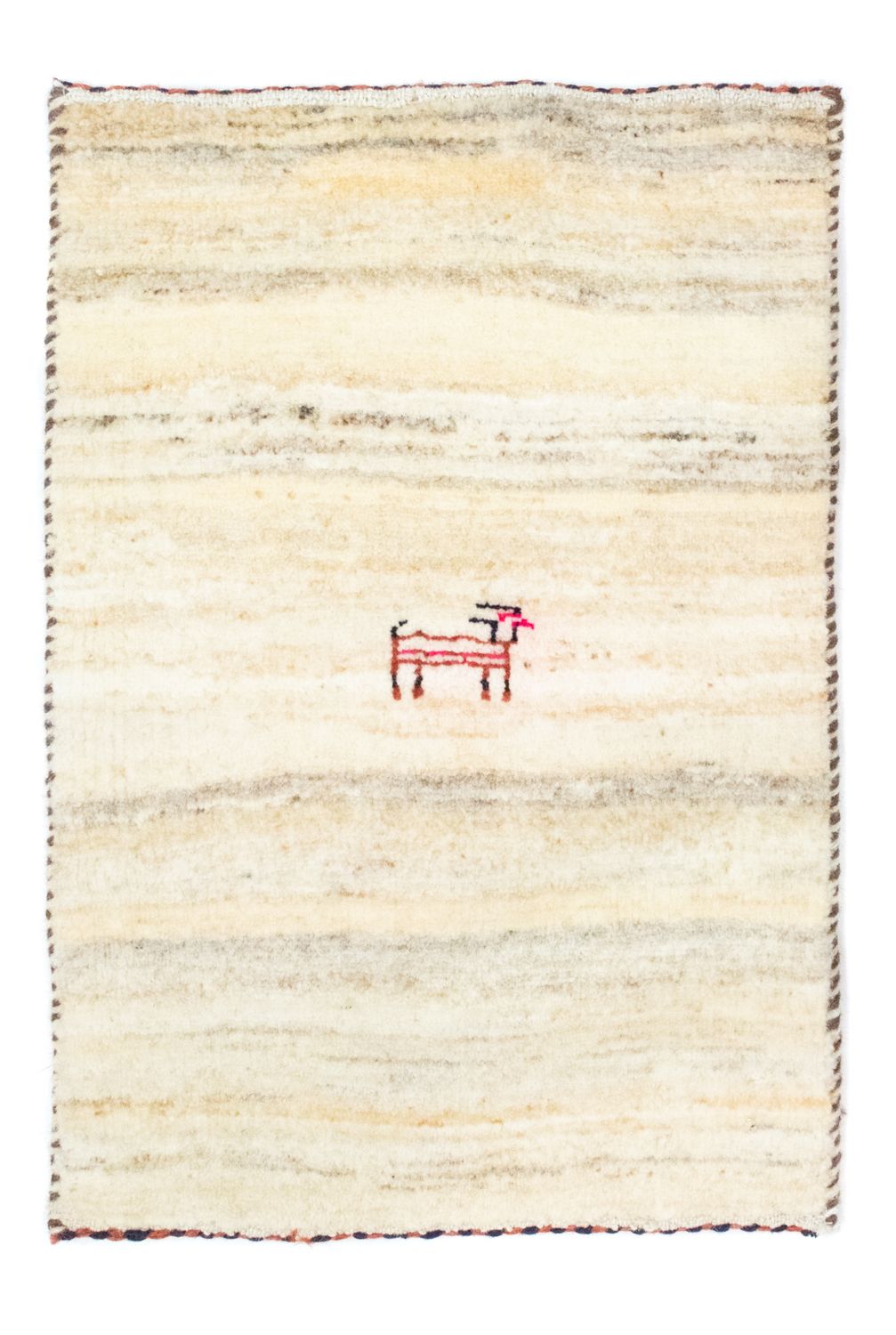 Alfombra Gabbeh - Persa - 60 x 40 cm - beige