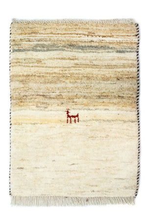 Alfombra Gabbeh - Persa - 60 x 40 cm - beige