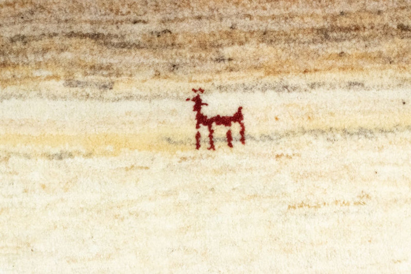 Alfombra Gabbeh - Persa - 60 x 40 cm - beige