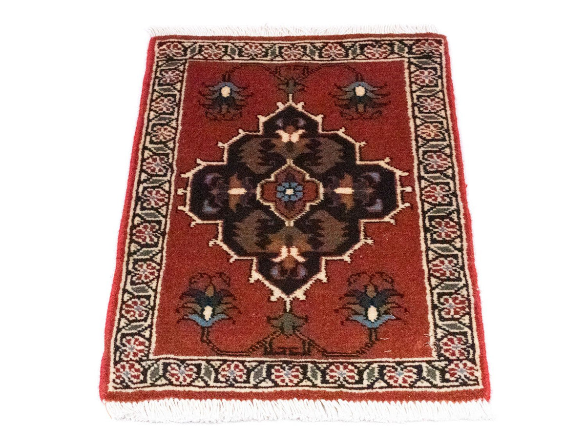 Alfombra persa - Nómada cuadrado  - 54 x 40 cm - rojo