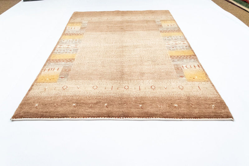 Alfombra Gabbeh - Loribaft Persa - 250 x 159 cm - marrón