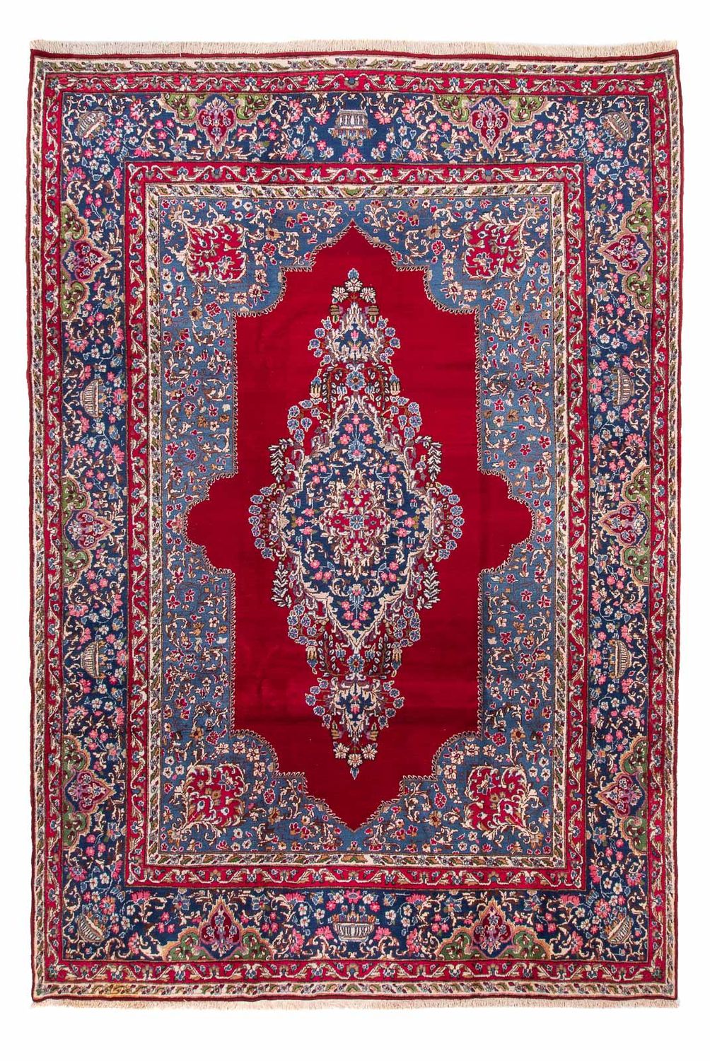Alfombra persa - Clásica - 362 x 249 cm - rojo oscuro