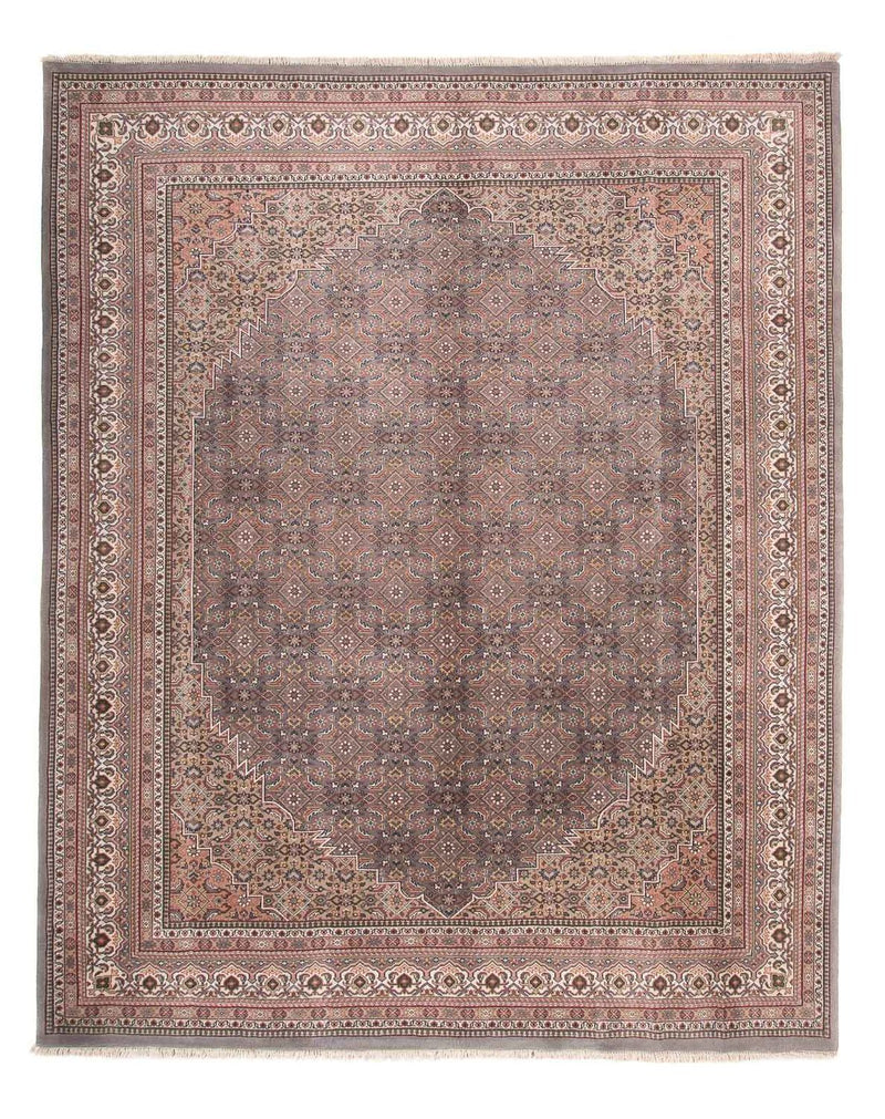 Alfombra oriental - Bidjar - Indus - 299 x 248 cm - marrón oscuro