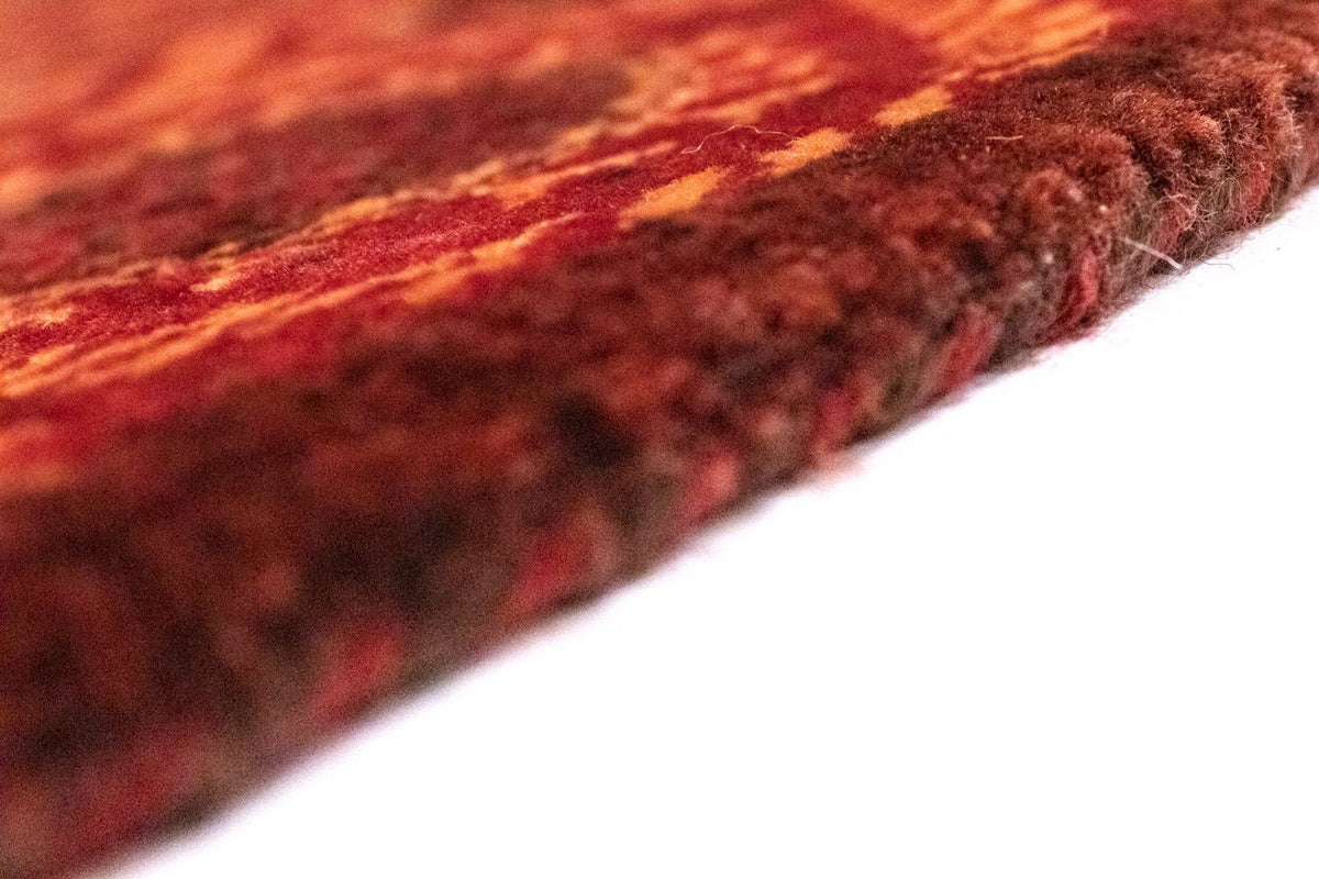 Alfombra Gabbeh - Loribaft Persa - 242 x 172 cm - naranja