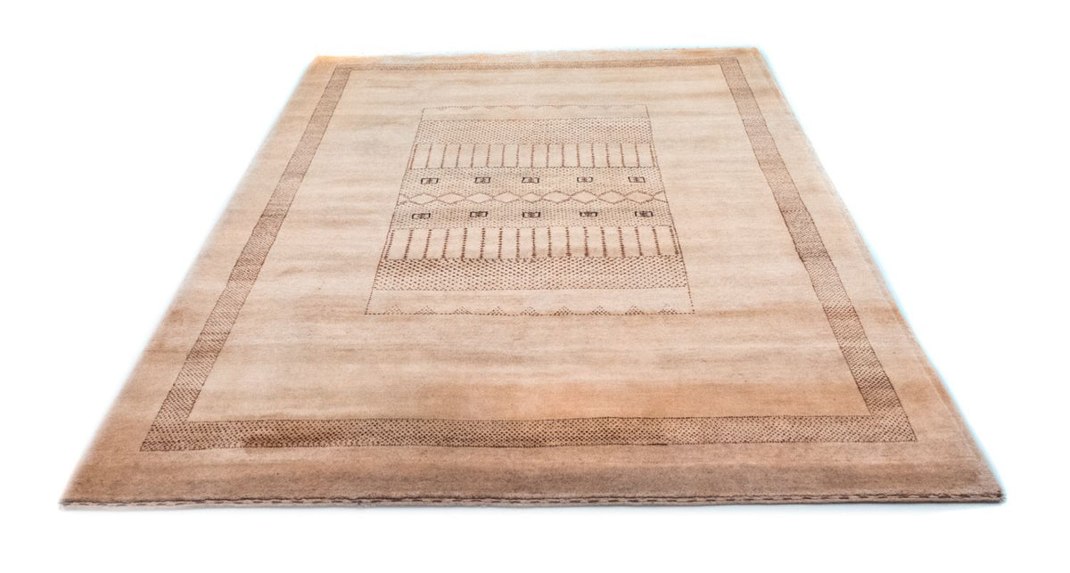 Alfombra Gabbeh - Loribaft Persa - 222 x 151 cm - marrón