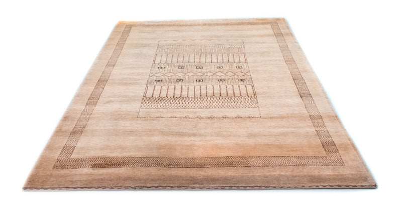 Alfombra Gabbeh - Loribaft Persa - 222 x 151 cm - marrón