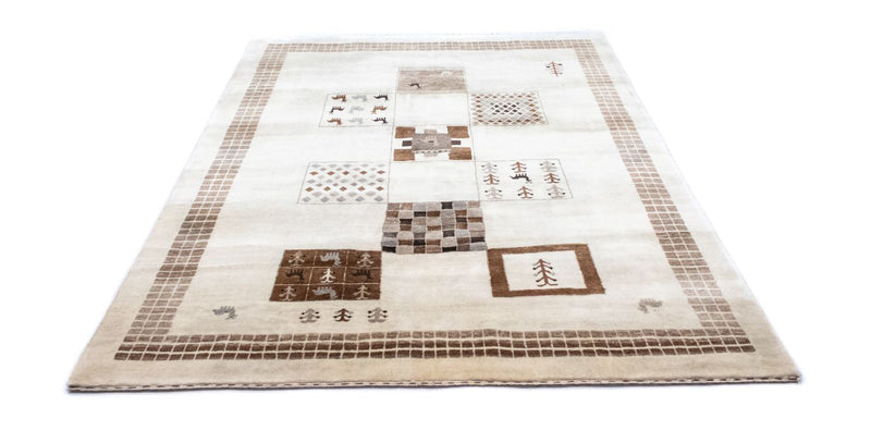 Alfombra Gabbeh - Loribaft Persa - 219 x 157 cm - beige