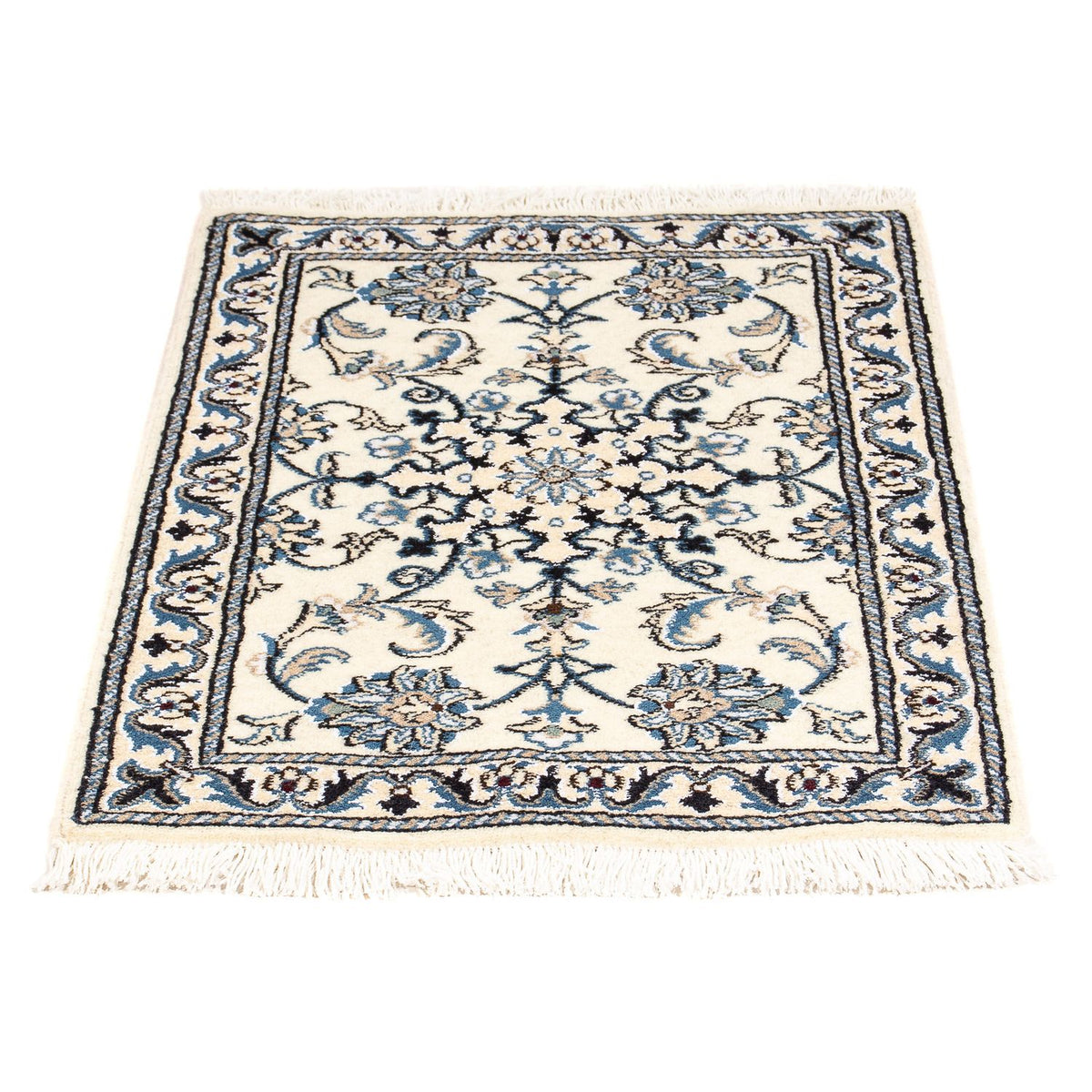 Alfombra persa - Nain - 81 x 57 cm - beige