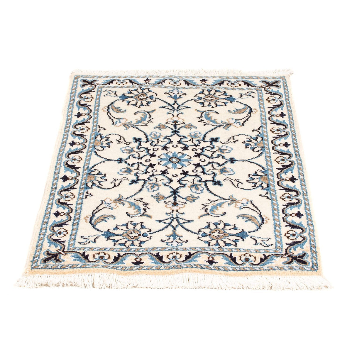 Alfombra persa - Nain - 84 x 57 cm - beige
