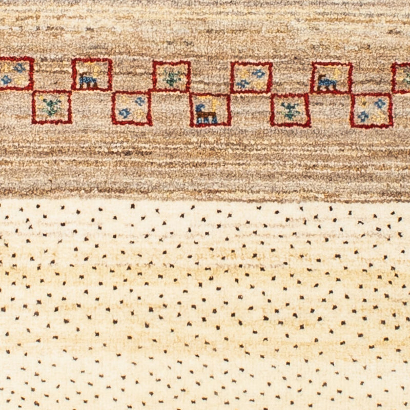 Alfombra Gabbeh - Loribaft Persa - 138 x 79 cm - beige