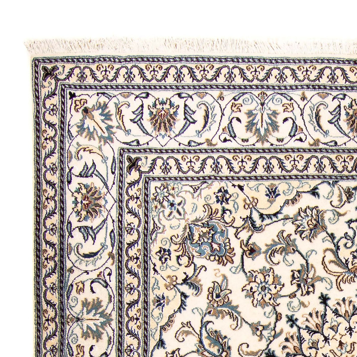Alfombra persa - Nain cuadrado - 200 x 195 cm - beige