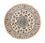 Alfombra persa - Nain redondo  - 200 x 200 cm - beige