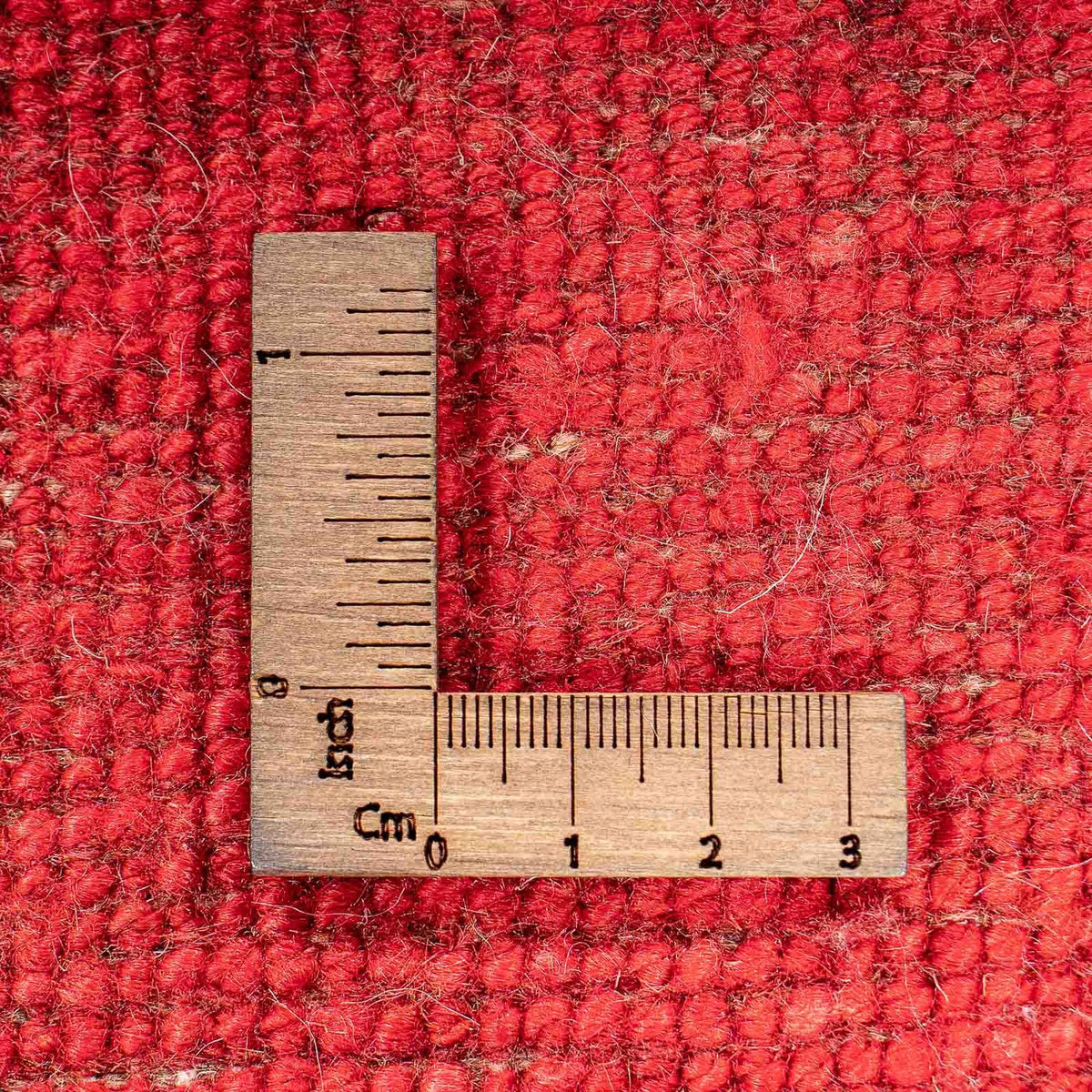 Alfombra Gabbeh - Loribaft Persa - 130 x 76 cm - rojo oscuro