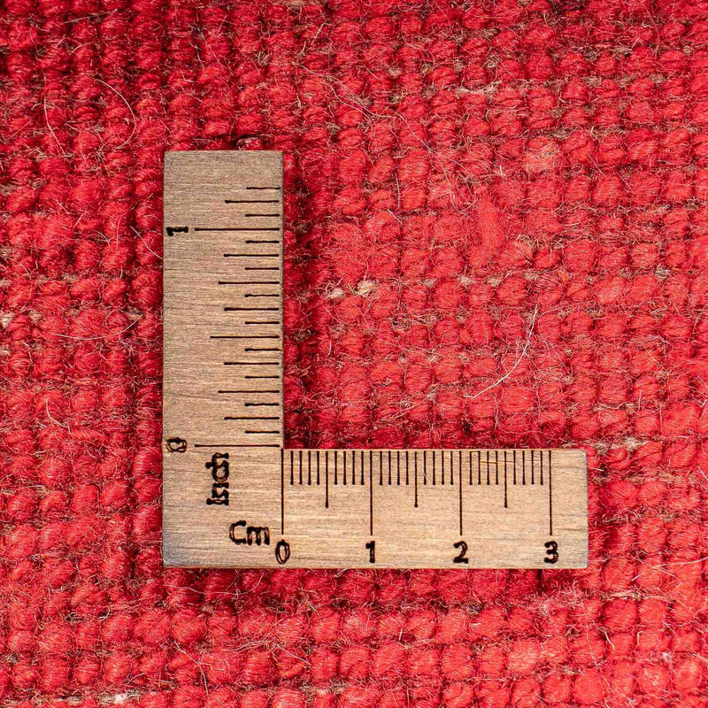 Alfombra Gabbeh - Loribaft Persa - 130 x 76 cm - rojo oscuro