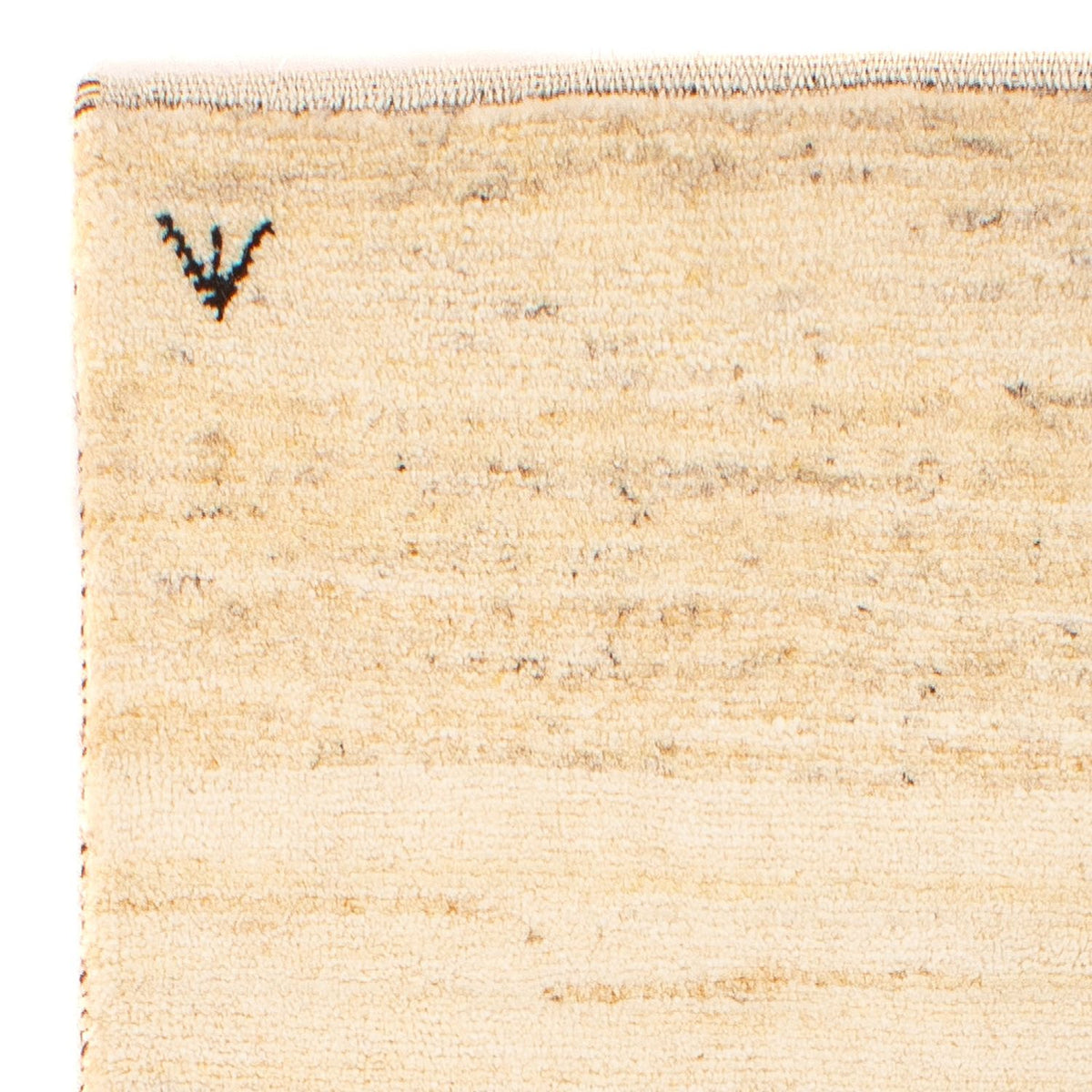 Alfombra Gabbeh - Loribaft Persa - 129 x 73 cm - beige