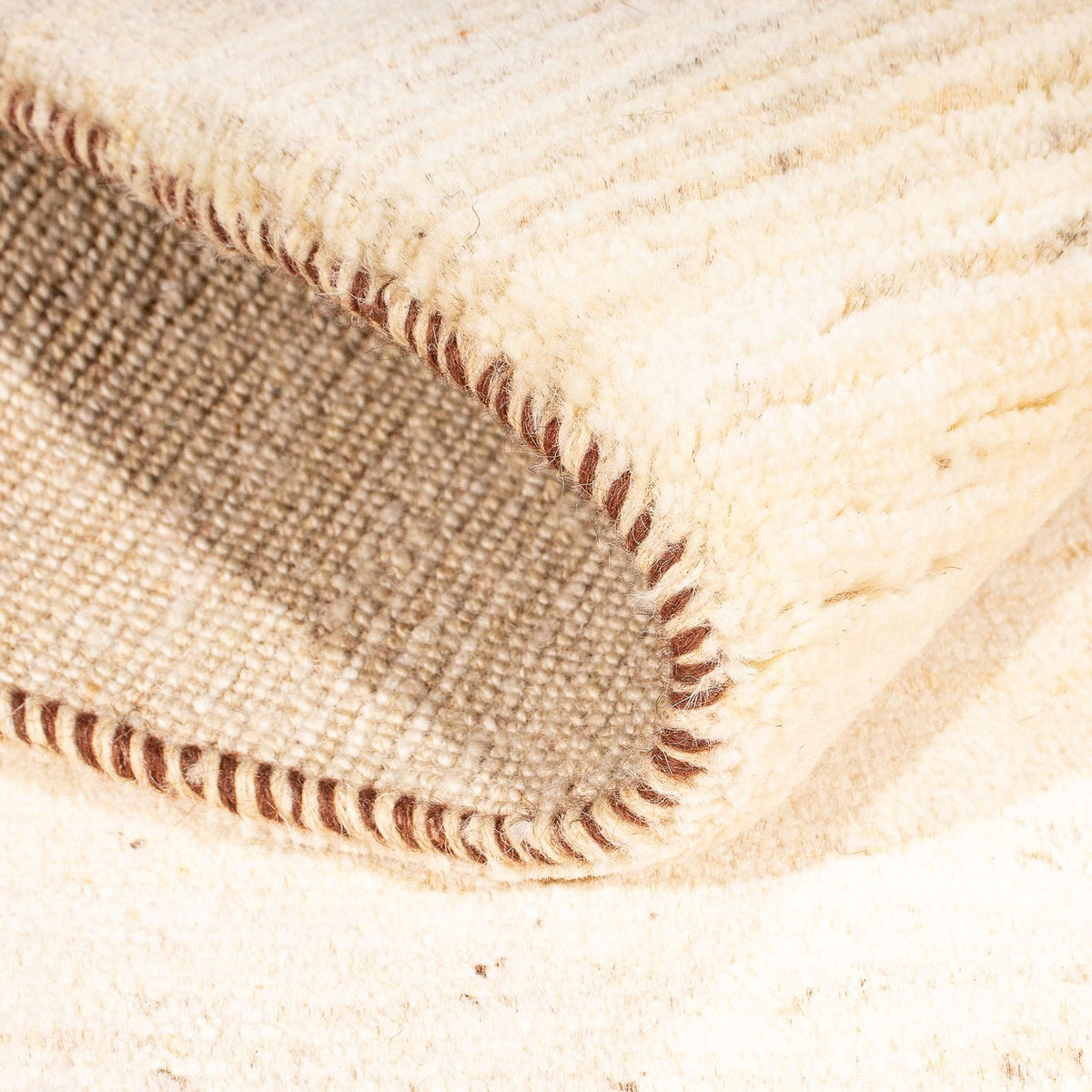 Alfombra Gabbeh - Loribaft Persa - 129 x 73 cm - beige
