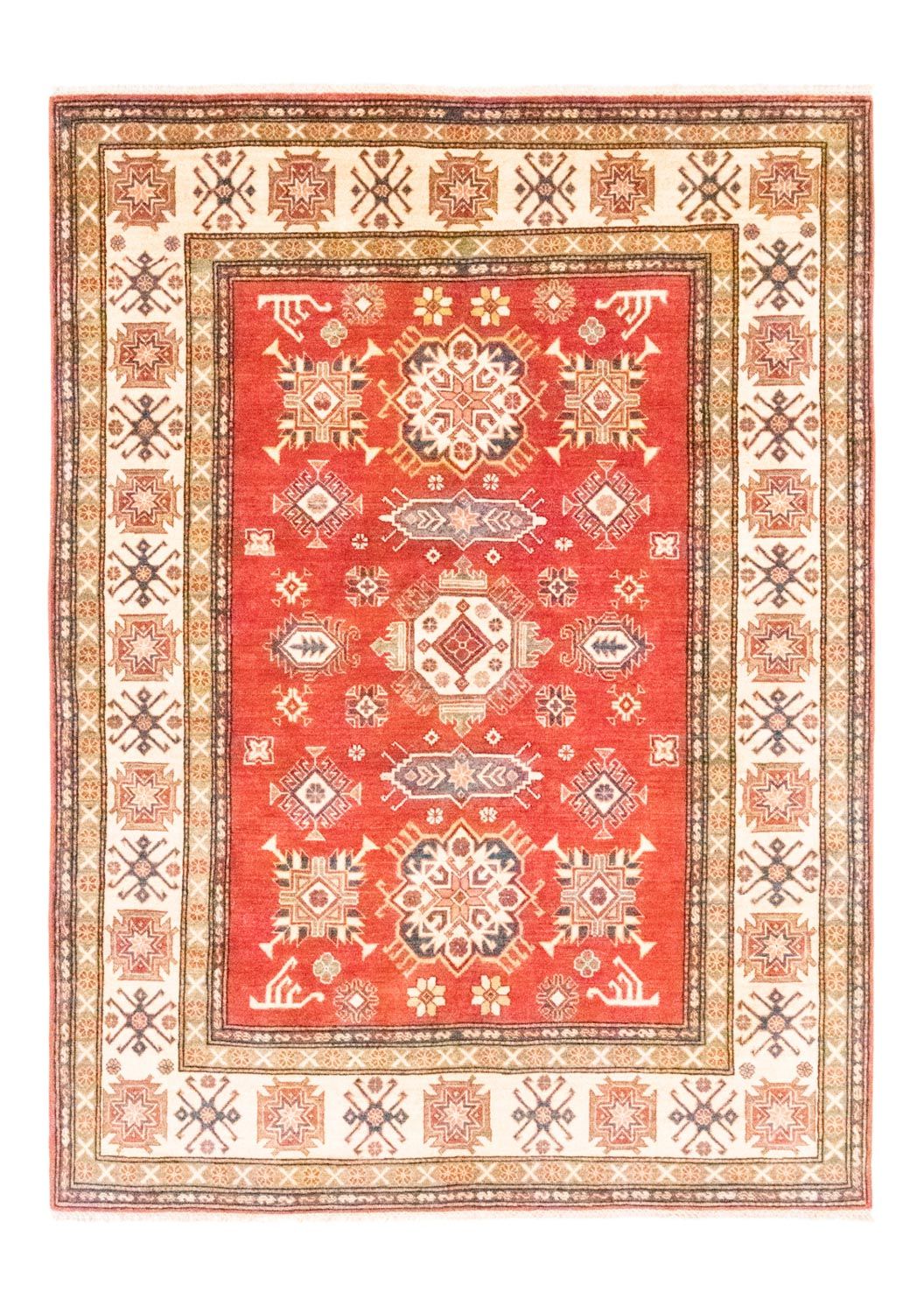 Alfombra Ziegler - Kazak - 253 x 188 cm - naranja