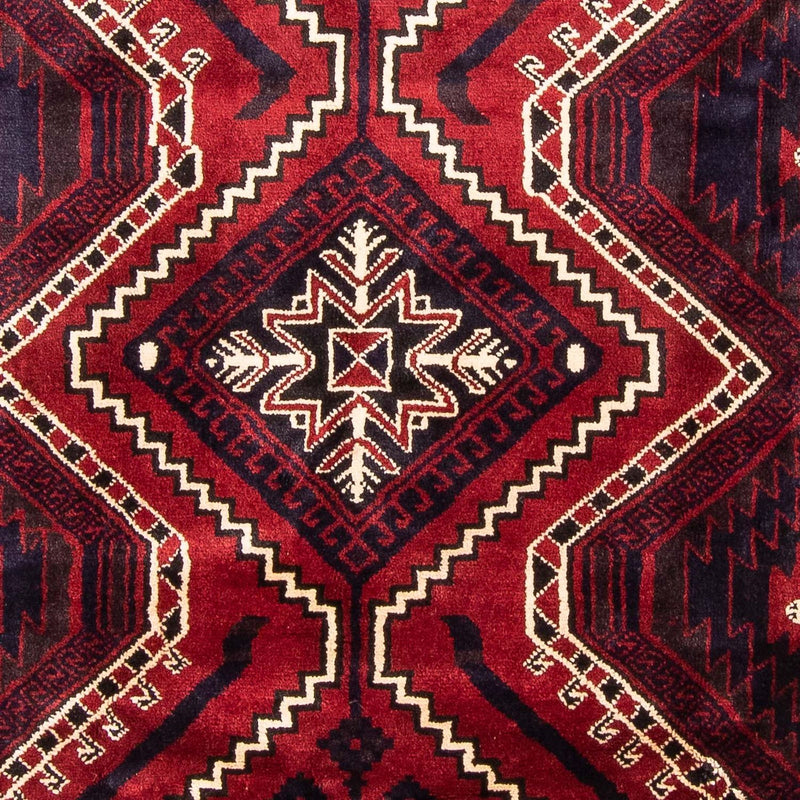 Alfombra persa - Nómada - 326 x 230 cm - rojo oscuro