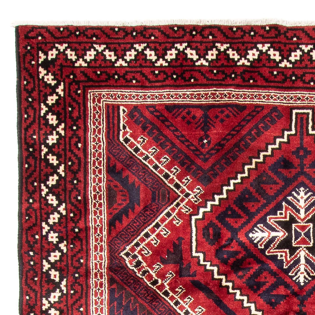 Alfombra persa - Nómada - 326 x 230 cm - rojo oscuro