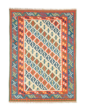 Alfombra Kelim - Oriental - 363 x 258 cm - naranja