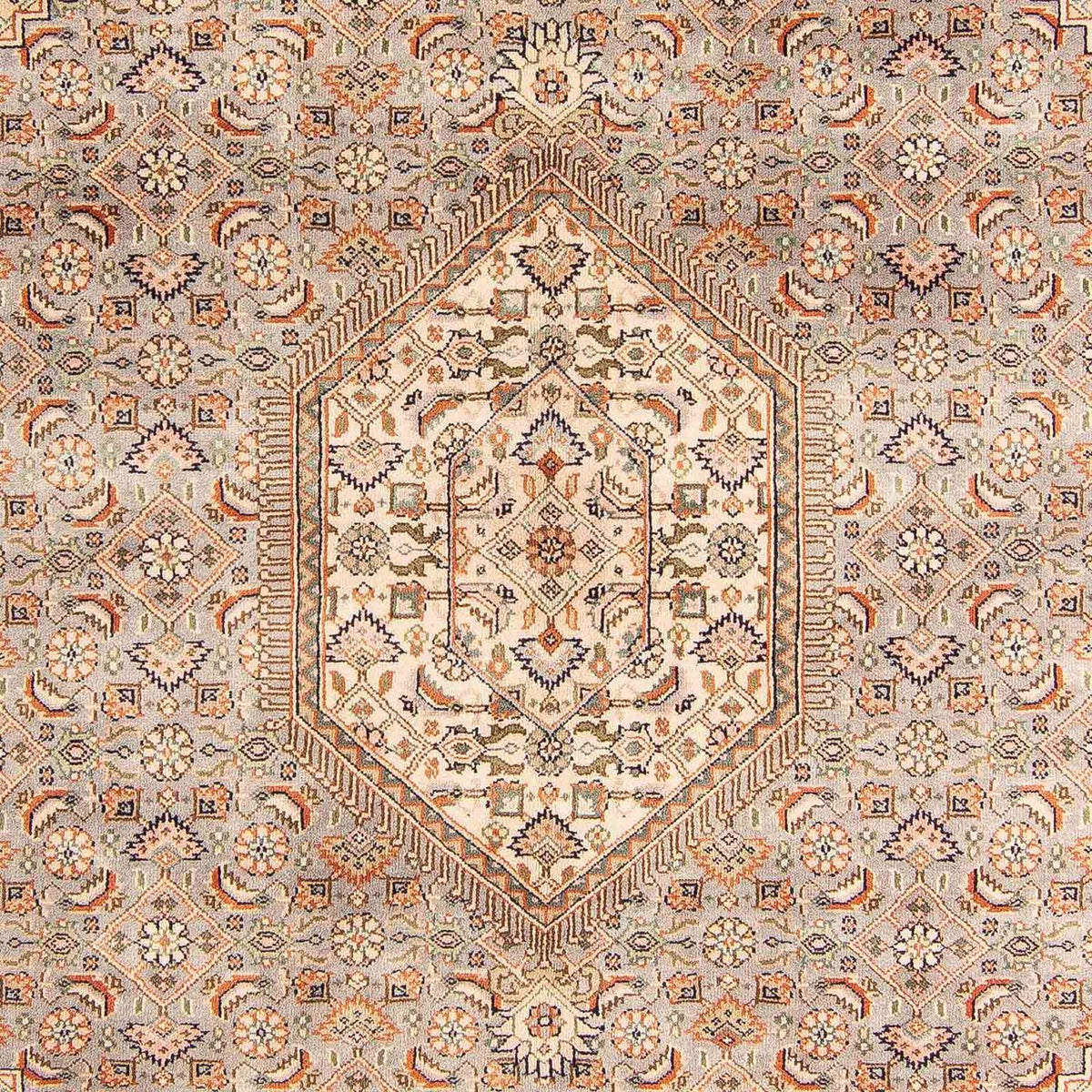 Alfombra oriental - Bidjar - Indus - 242 x 169 cm - marrón claro