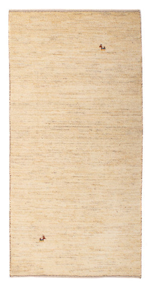 Alfombra Gabbeh - Loribaft Persa - 137 x 72 cm - beige