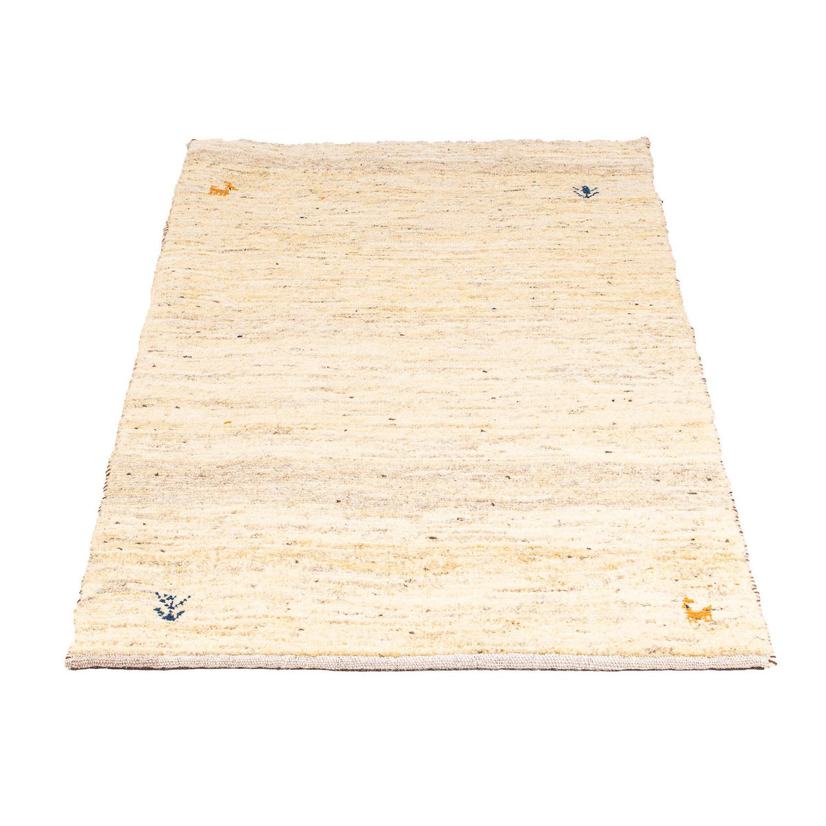 Alfombra Gabbeh - Loribaft Persa - 131 x 72 cm - beige