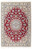 Alfombra Persa - Nain - Real - 152 x 100 cm - rojo oscuro
