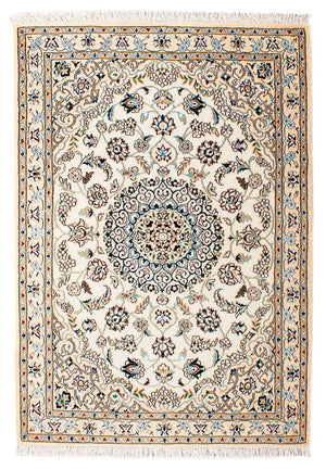 Alfombra Persa - Nain - Real - 150 x 100 cm - beige