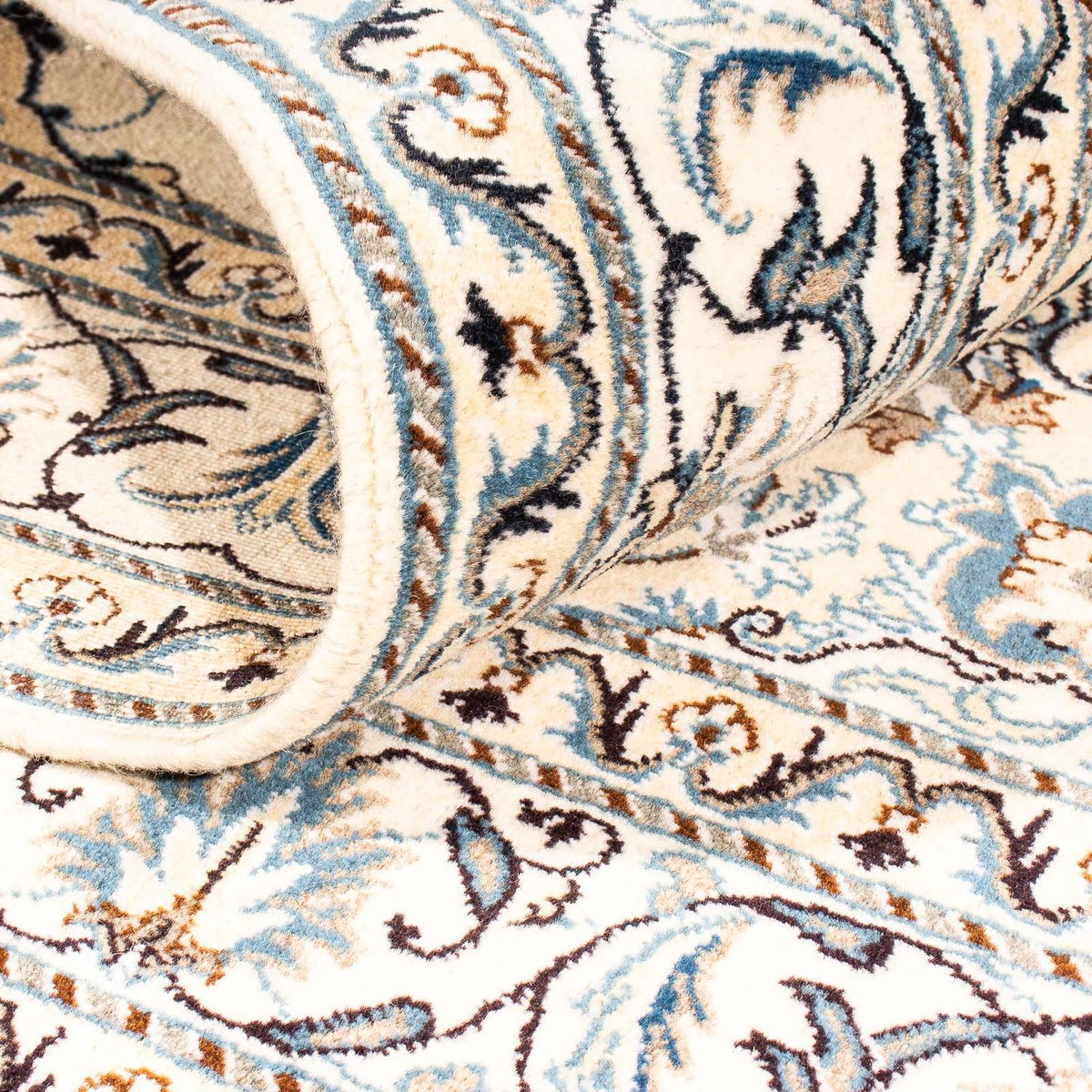 Alfombra persa - Nain - 195 x 145 cm - beige