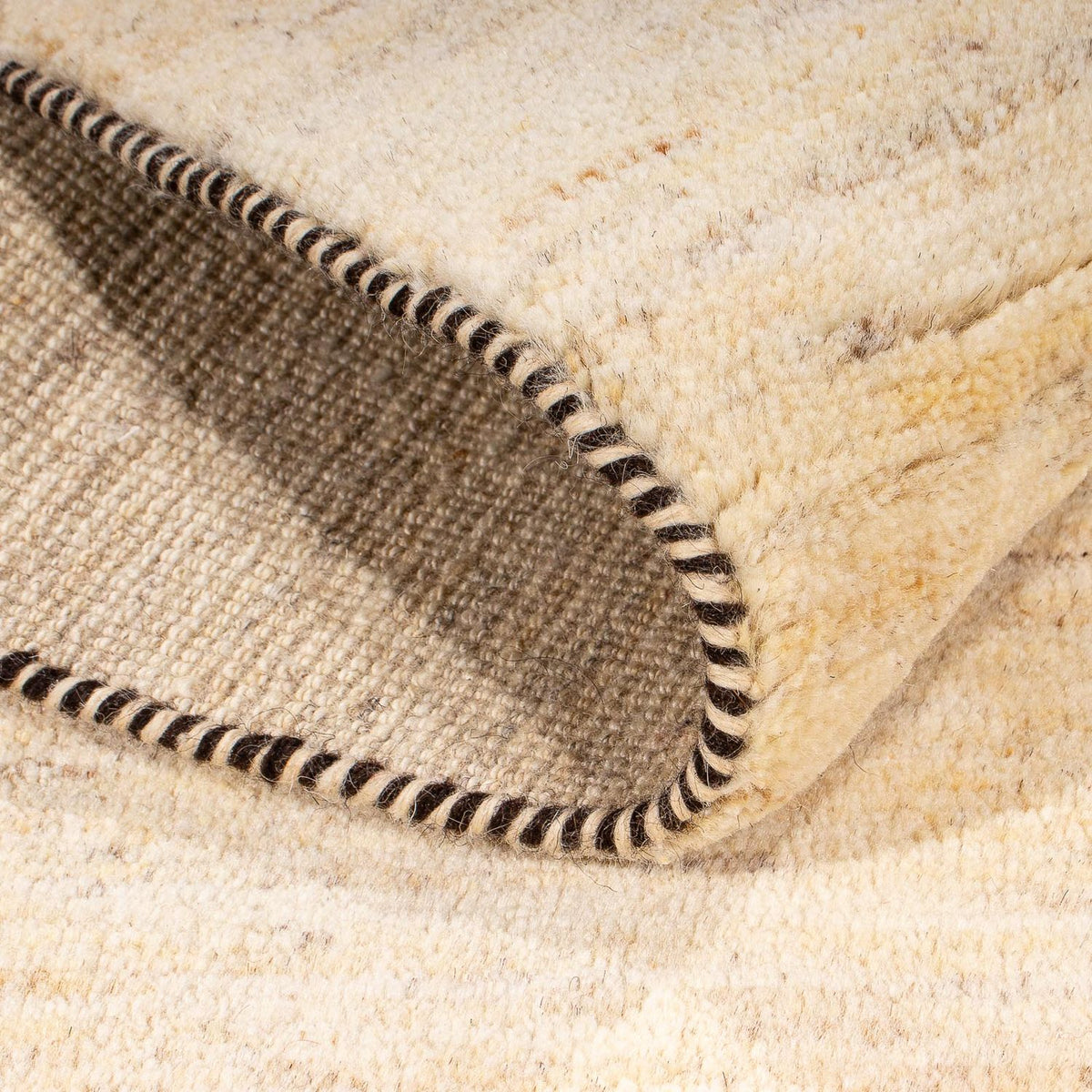 Alfombra Gabbeh - Loribaft Persa - 141 x 73 cm - beige