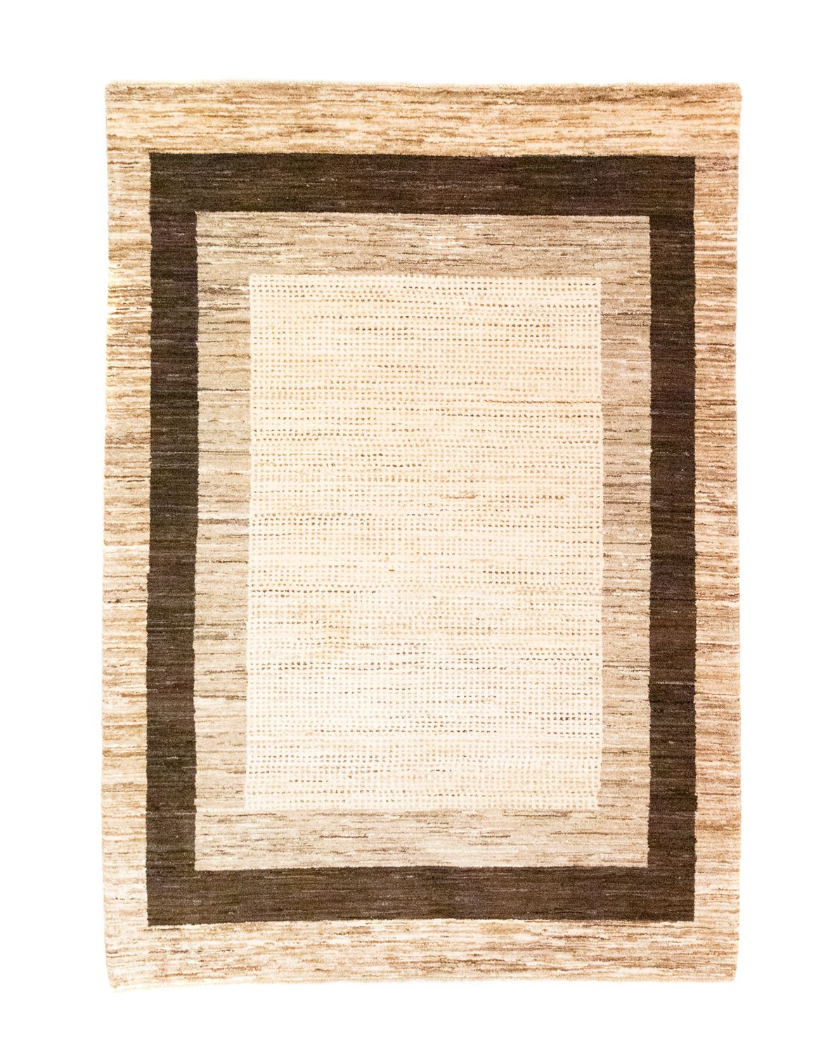 Alfombra Gabbeh - Indus - 201 x 140 cm - beige
