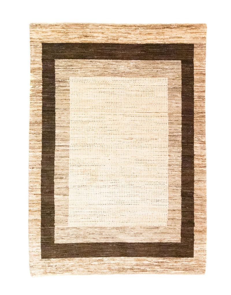 Alfombra Gabbeh - Indus - 201 x 140 cm - beige