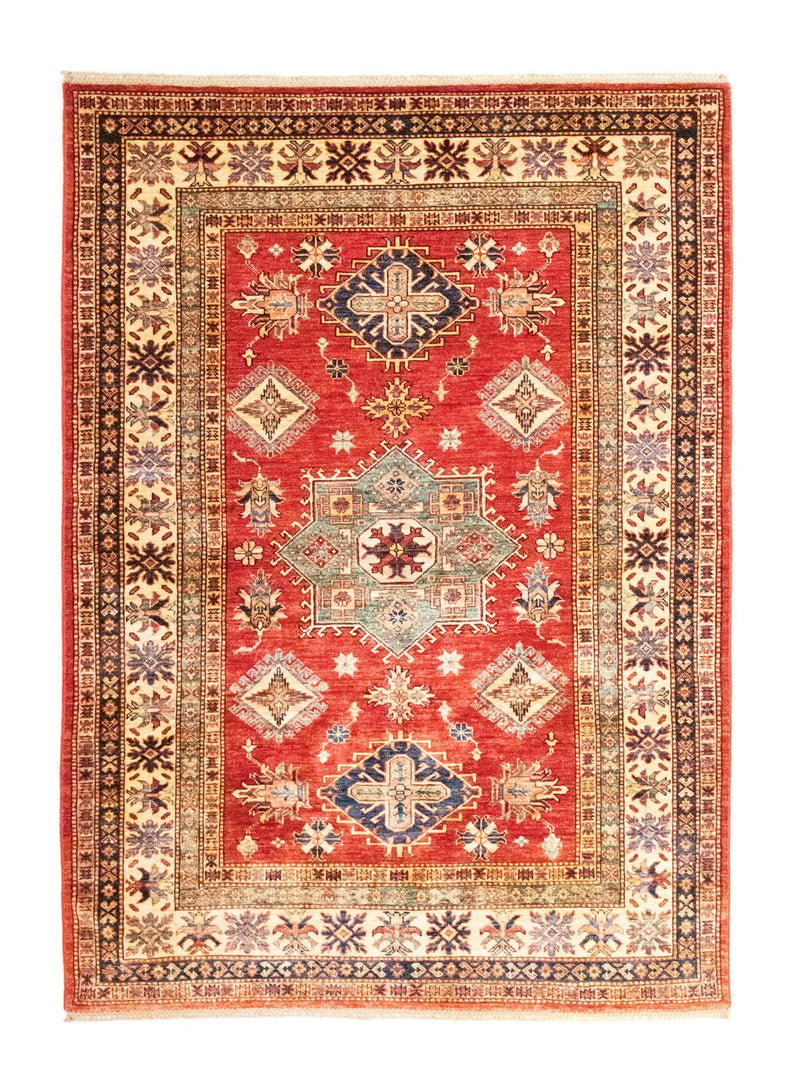 Alfombra Ziegler - Kazak - 207 x 148 cm - naranja