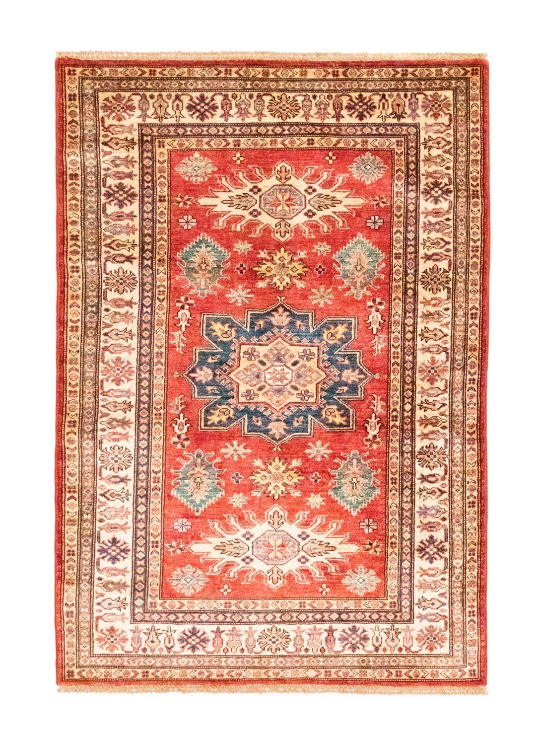 Alfombra Ziegler - Kazak - 183 x 112 cm - naranja